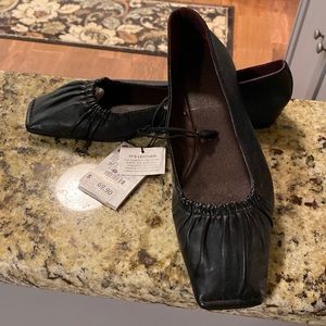 Zara Leather Flats